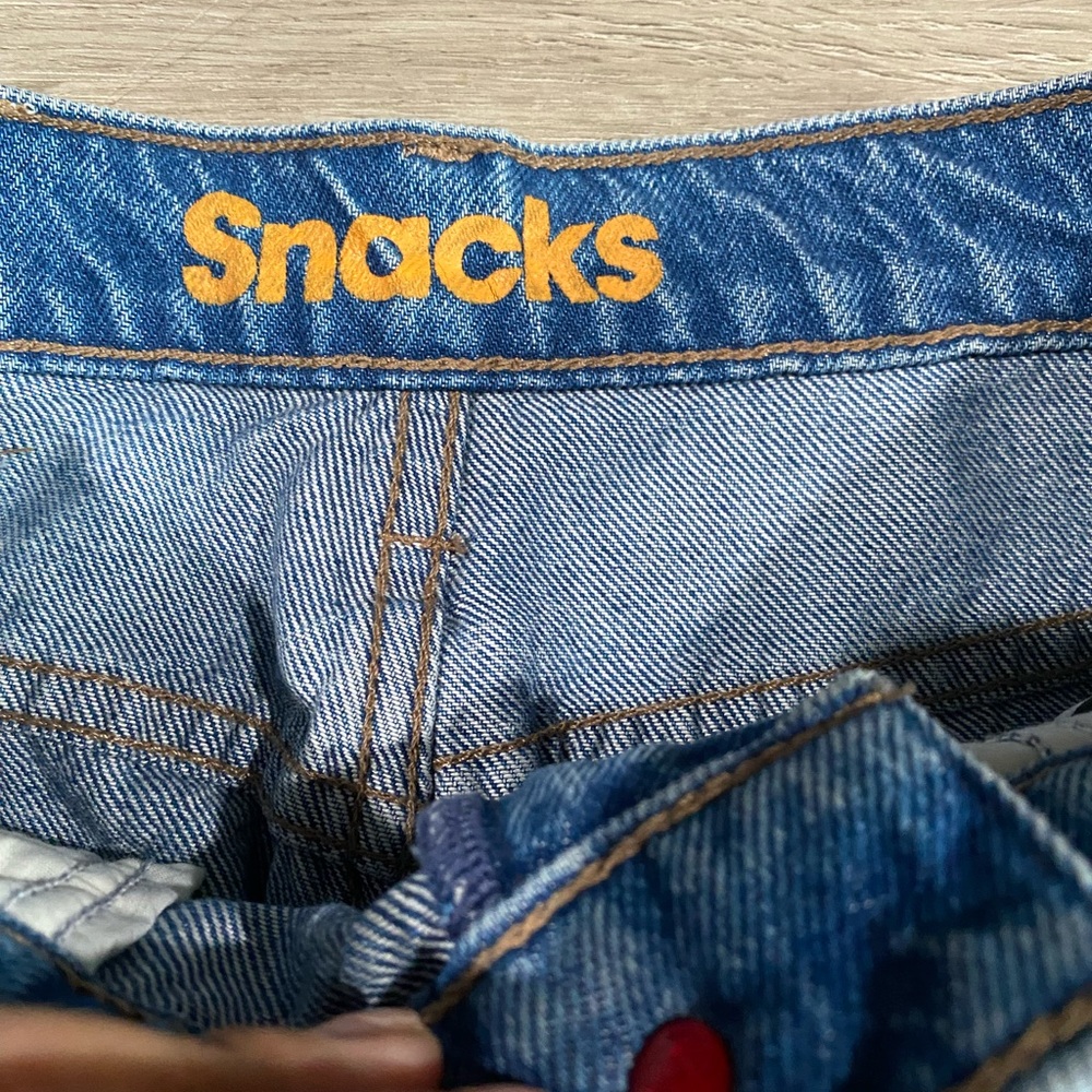Mother Denim Snacks The Candy Stick Denim Jean Skirt Maxi Slit 27 - Picture 13 of 13